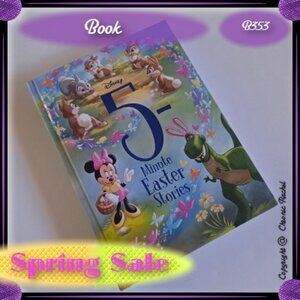 Disney 5-Minute Easter Stories Book - Pink, Green, Blue